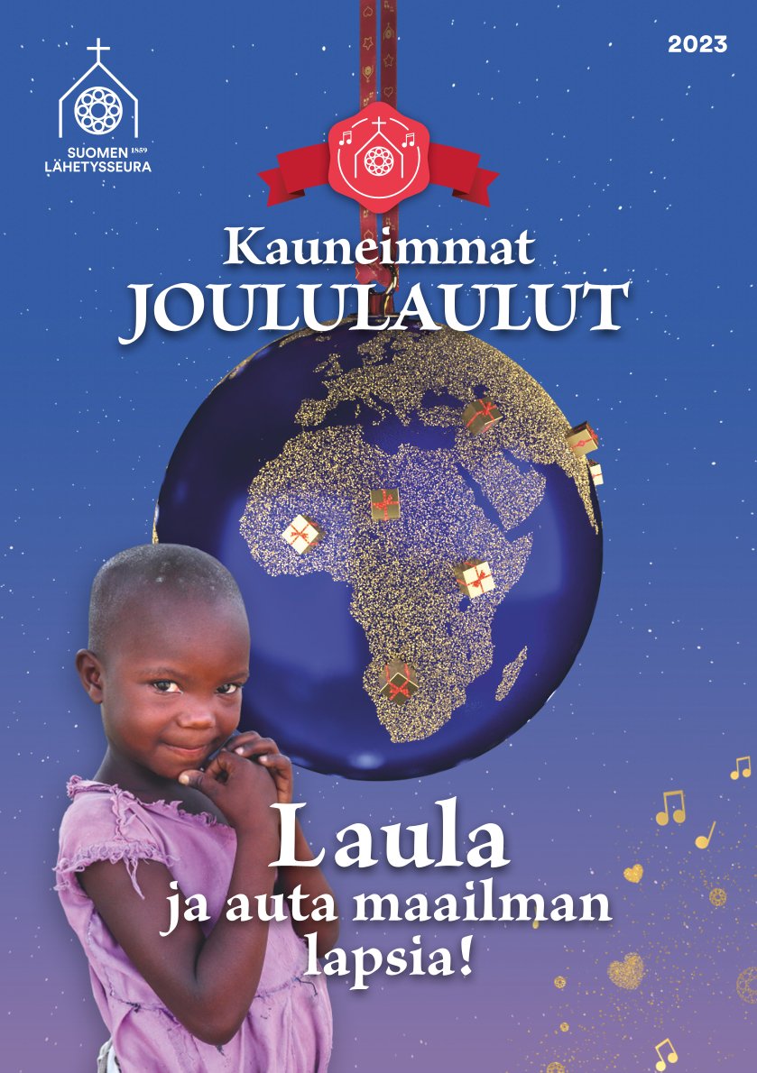 Lapsi maapallon vieressä kertoo Kauneimmat Joululaulut -tapahtumasta. Tapahtuman tuotto maailman lapsille.