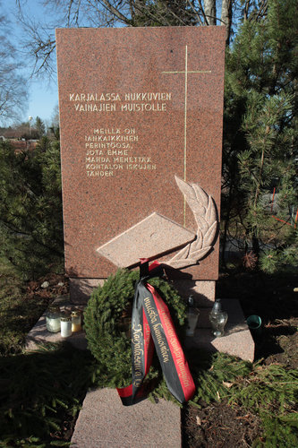 Karjalaan jääneiden muistomerkki Karjalaan jääneiden muistomerkki
